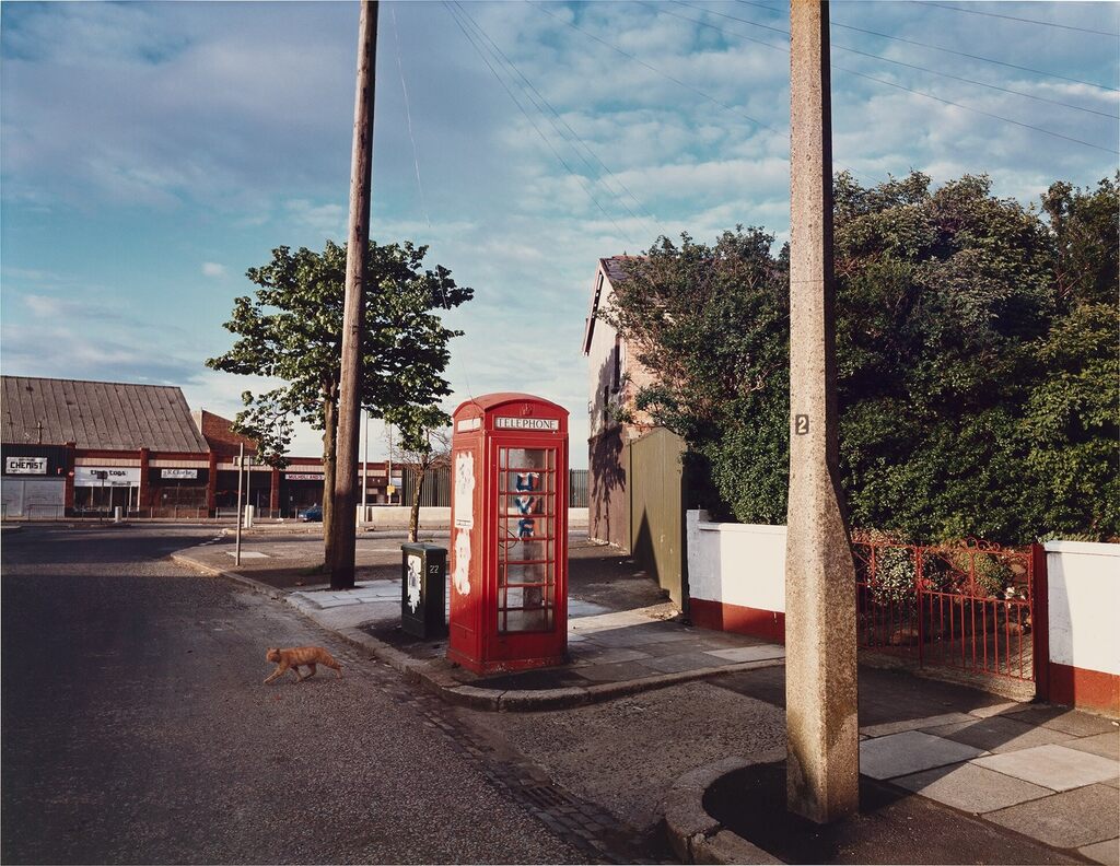 Graffiti on Phonebox, Belfast from the series Troubled Land