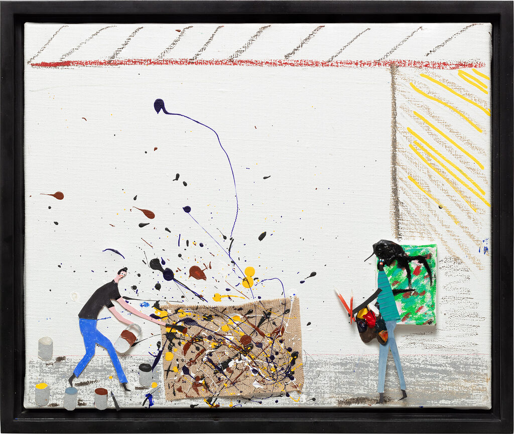 Nigga you making a mess (my roomate's going through a Jackson Pollock thing), nigga you need to put down some newspaper