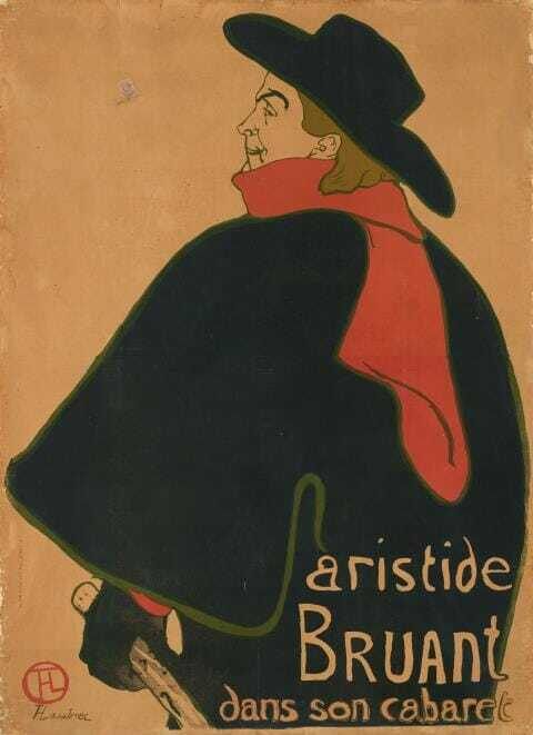 Aristide Bruant, dans son cabaret