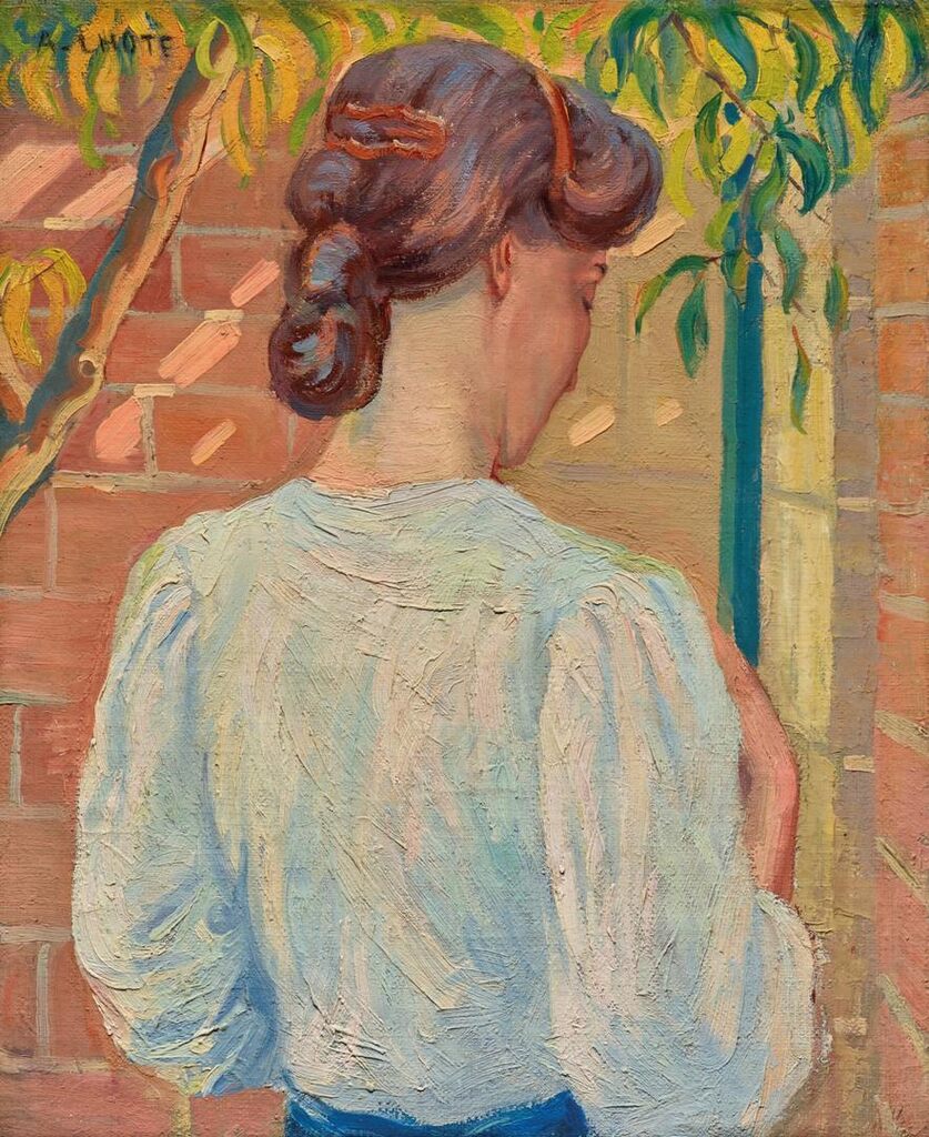 Portrait de Lucie de dos