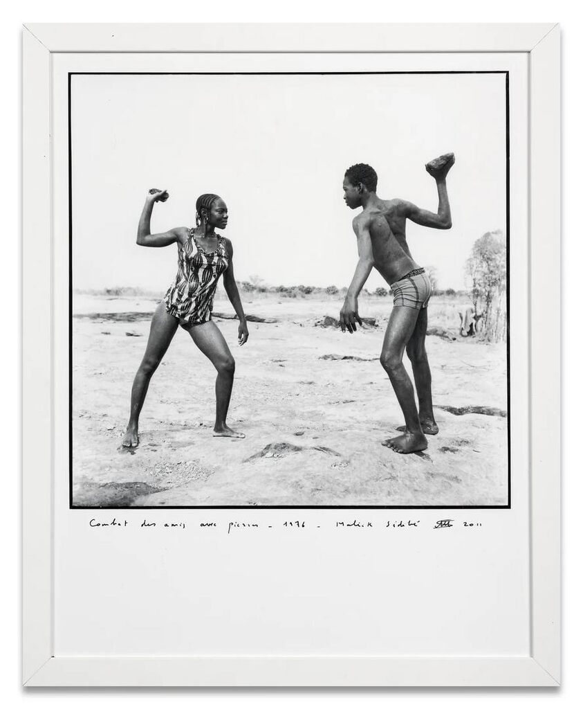 Friends Fighting with Stones, 1976