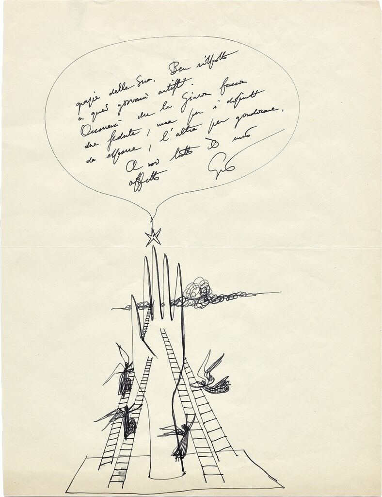 'Giovani artisti' letter