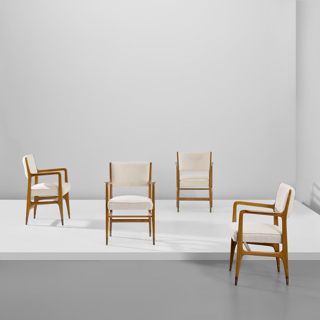 Set of four armchairs, model no. 110, from the 'Modern by Singer' series