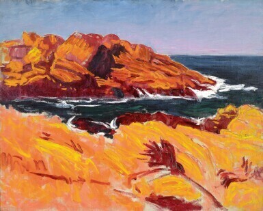 Roderic O'Conor, Roches et écume, St. Guénolé