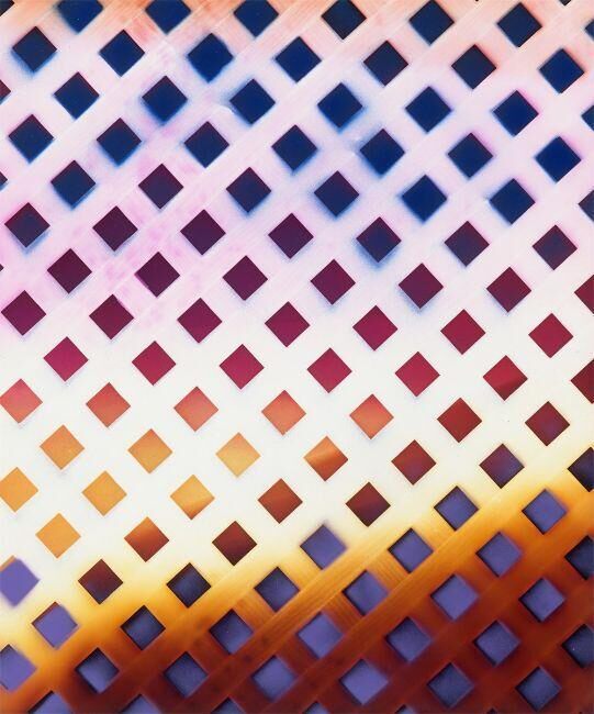 Untitled (Painted Photograms, Lattice 7)