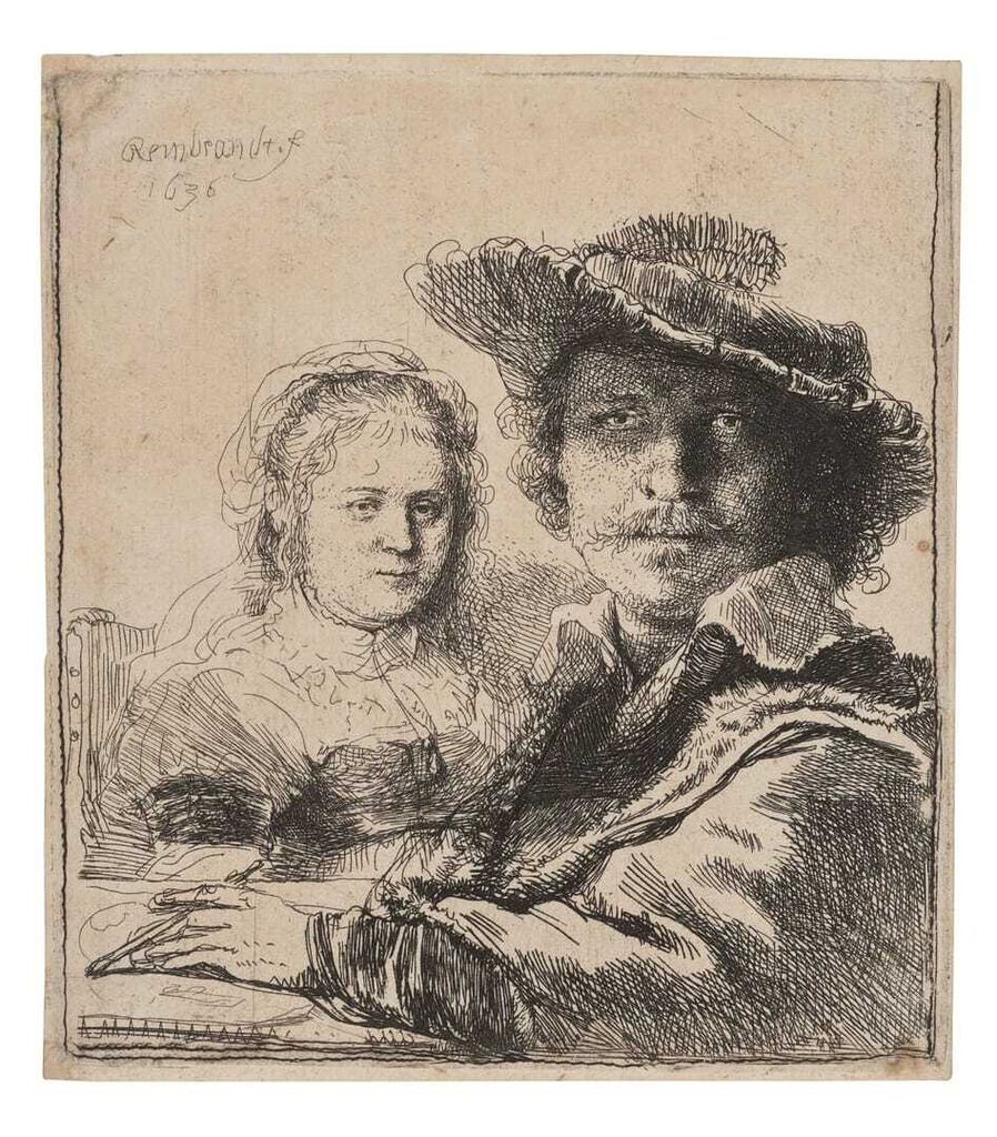 Self-Portrait with Saskia