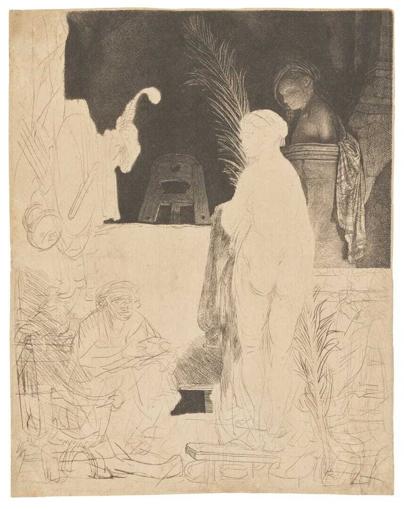 The Artist drawing from the Model ('Het beeldt van Pigmalion')