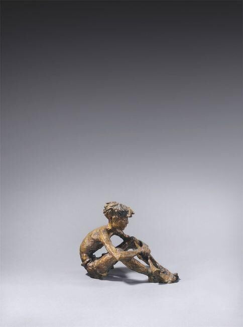 ”Sitzender Knabe mit Schalmei”