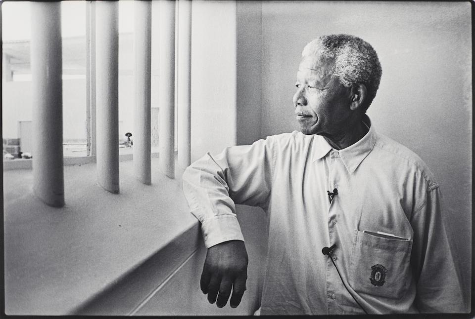 Nelson Mandela in his cell on Robben Island (Revisit), 1994