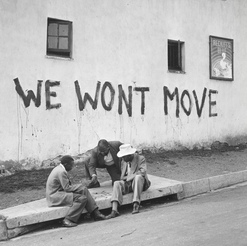 "We Won't Move" Sophiatown, 1955