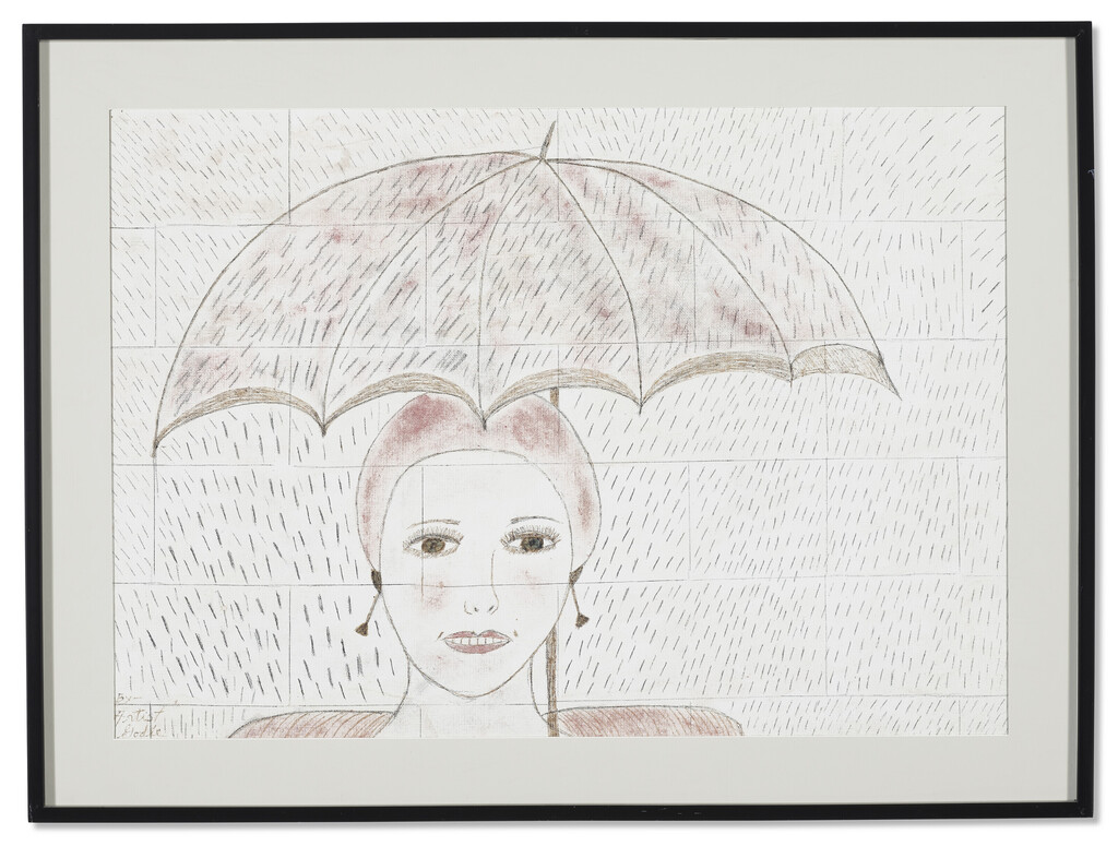 Woman with Umbrella