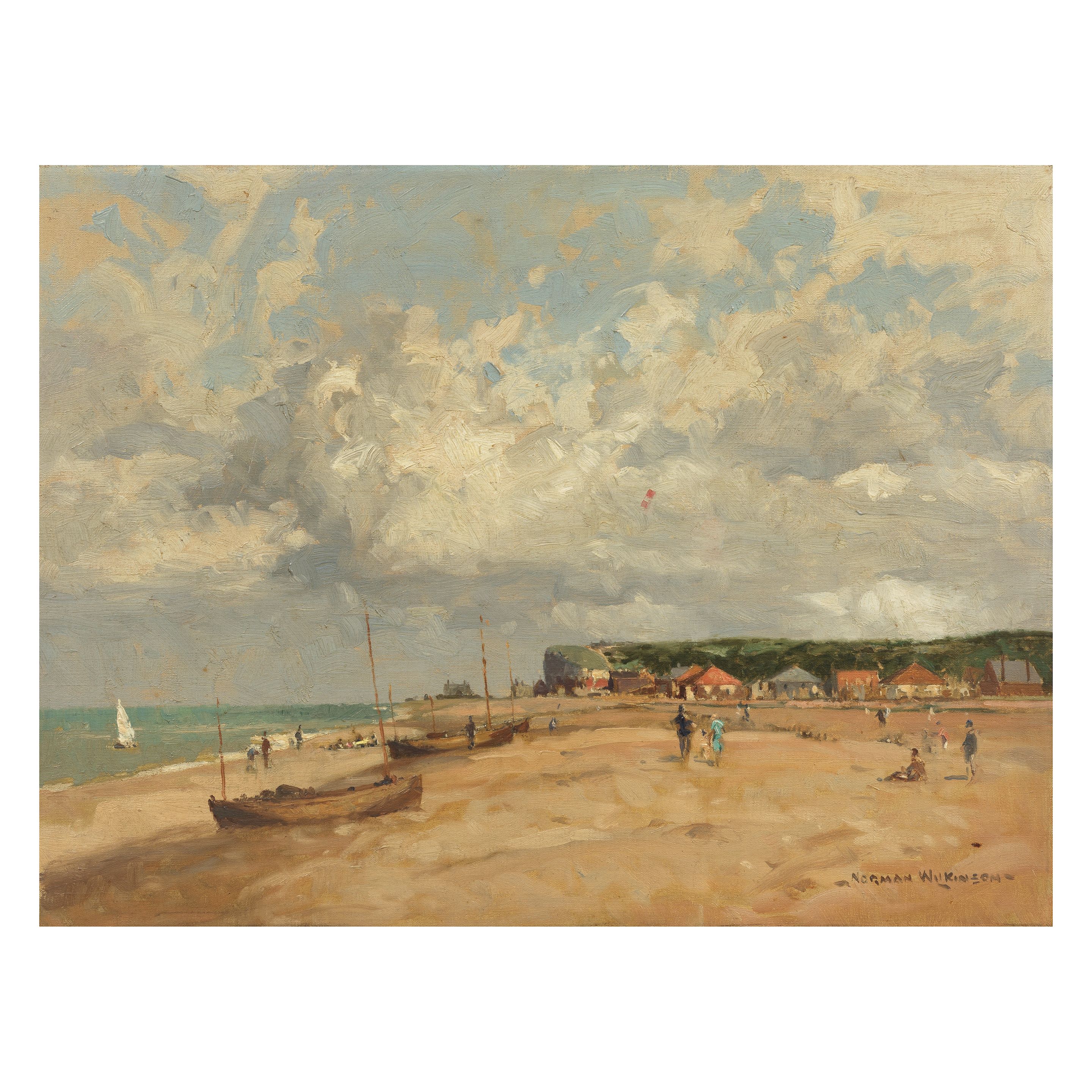 Norman Wilkinson (British, 1878-1971) Walmer Beach, Kent