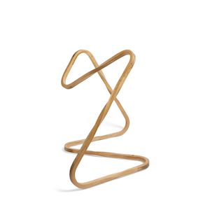 Richard Deacon (British, born 1949) Twist & Turn Wooden sculpture, 2014, incised '28' from the edition of 30 on a copper medallion affixed to the sculpture, signed with the initials, dated and numbered '28' in black ink on the accompanying certificate of authenticity, crafted by Matthew Perry, East Place StudiosOverall 700 x 470 x 550mm (27 1/2 x 18 1/2 x 21 5/8in)