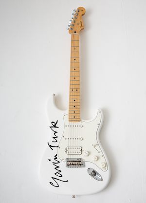 Gavin Turk (British, born 1967) 'Turn it Up' Fender Stratocaster Electric Guitar, 2020,