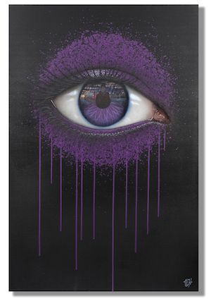 My Dog Sighs (British, born 1972) Reclaiming The Lost (Purple), 2023