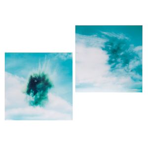 Rob & Nick Carter (British, born 1968 & 1969) Ultramarine Medium and Phthalocyanine Green Yellow, from Paint Pigment Photographs Cibachrome prints, 2012, face-mounted to Diasec, Phthalocyanine Green Yellow signed in black ink and stamp-numbered 1/25 on the certificate of authenticity issued by the artists affixed verso, Ultramarine Medium from the edition of 25, the full sheetsSheet 483 x 483mm (19 x 19in)(2)