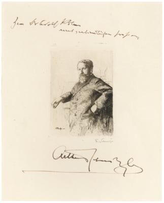 “Arthur Schnitzler, Bildnis des Dichters”