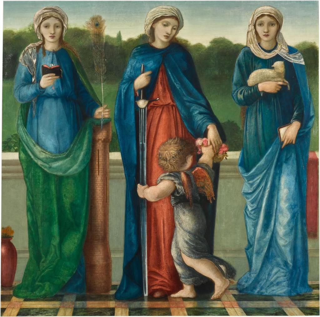 ST BARBARA, ST DOROTHY AND ST AGNES
