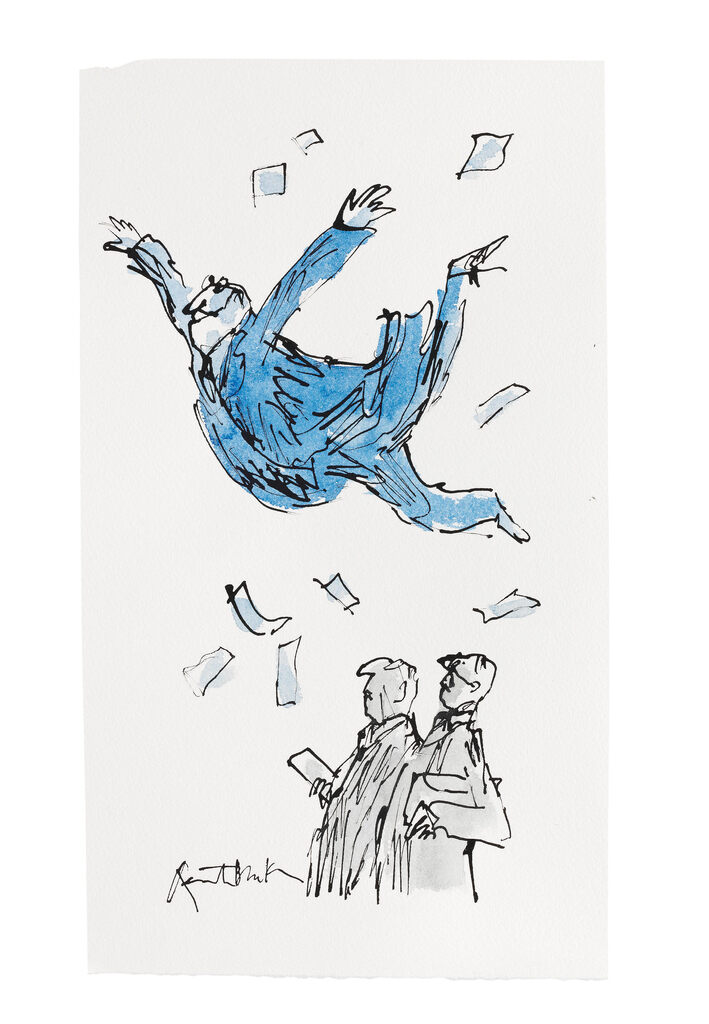 Undignified Levitation (unframed)