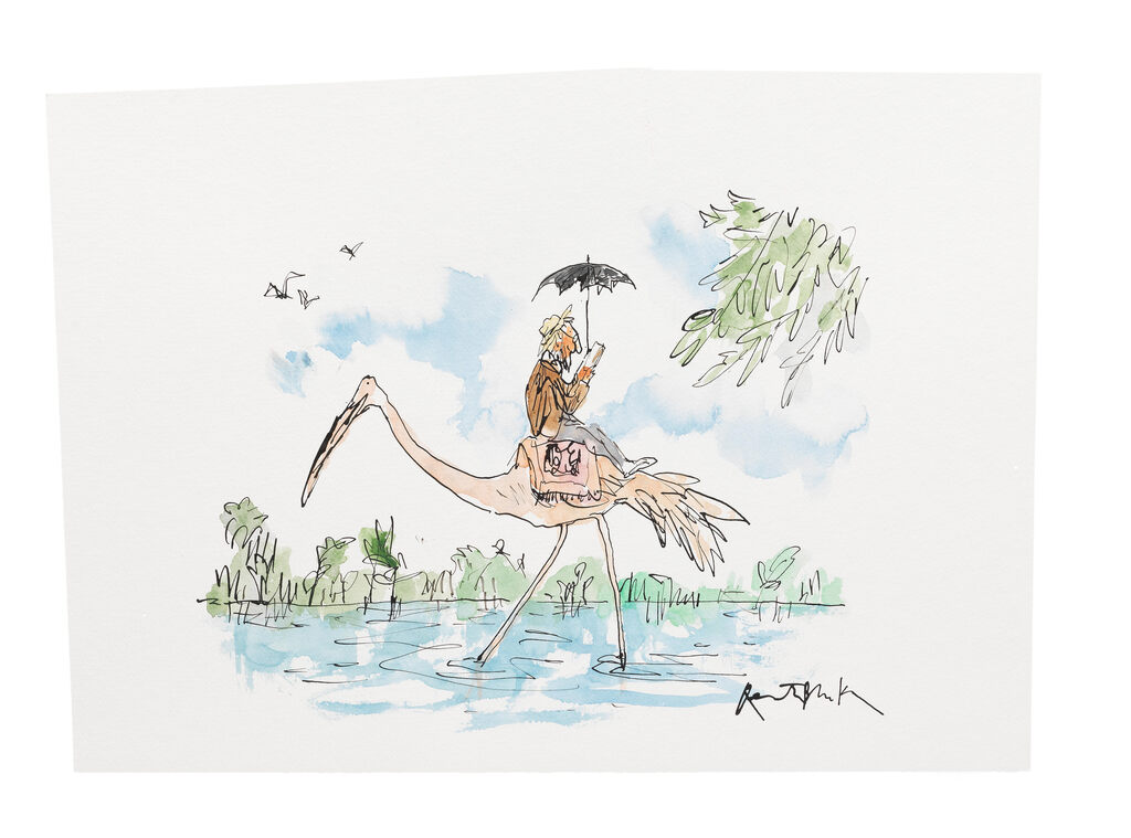 Wading Bird with Rider No.2 (unframed)