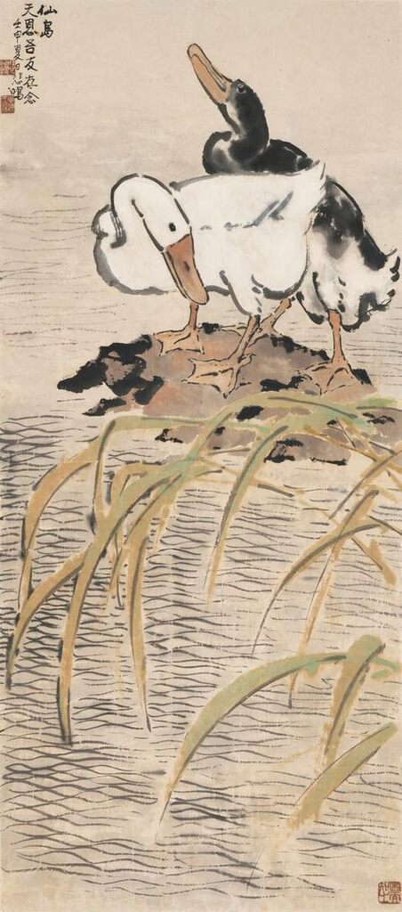 Xu Beihong, Two Ducks