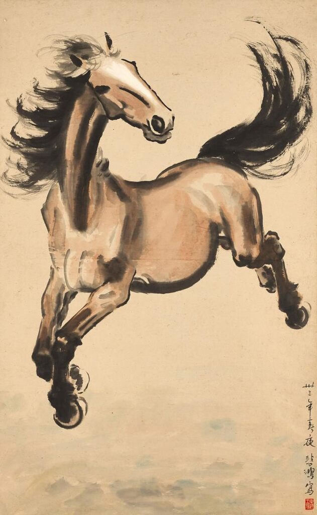 Xu Beihong, Running Horse