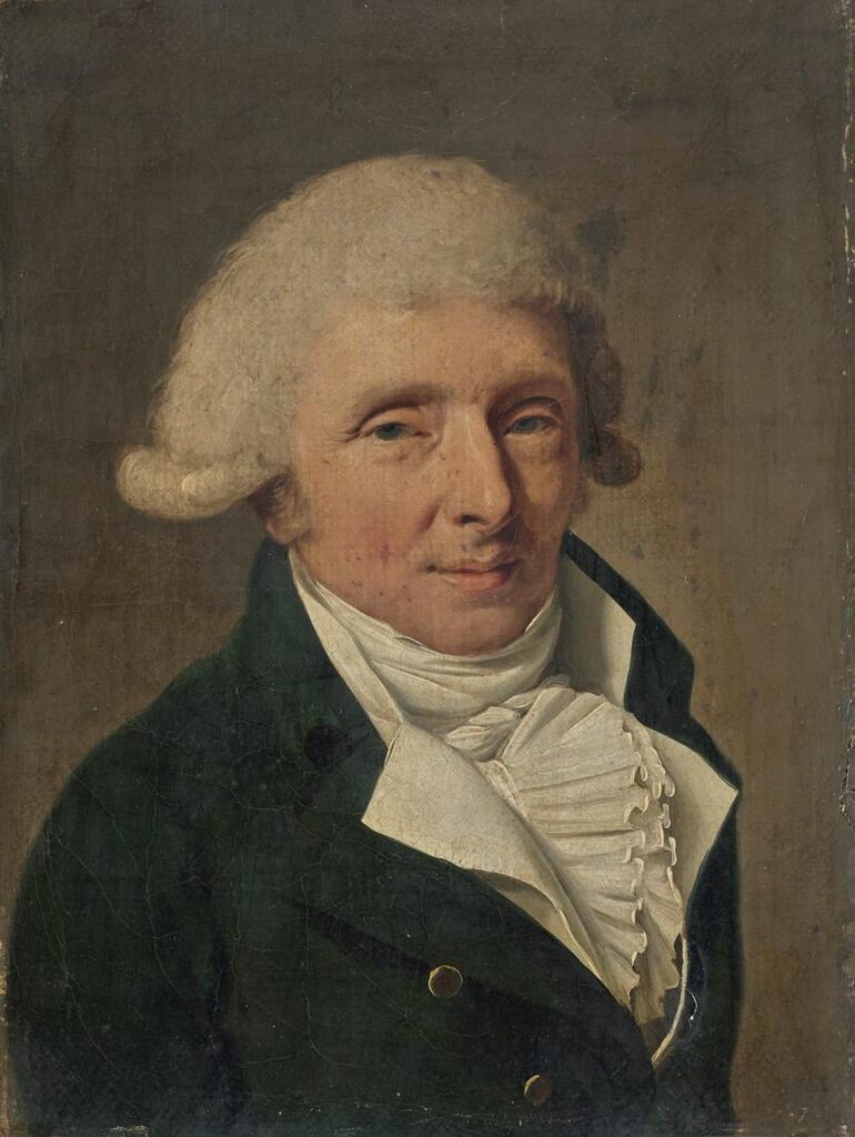 Portrait of a Man with a Jabot Wearing a Wig