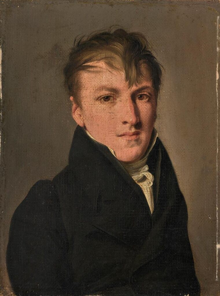 Portrait of a Young Man in a Black Coat