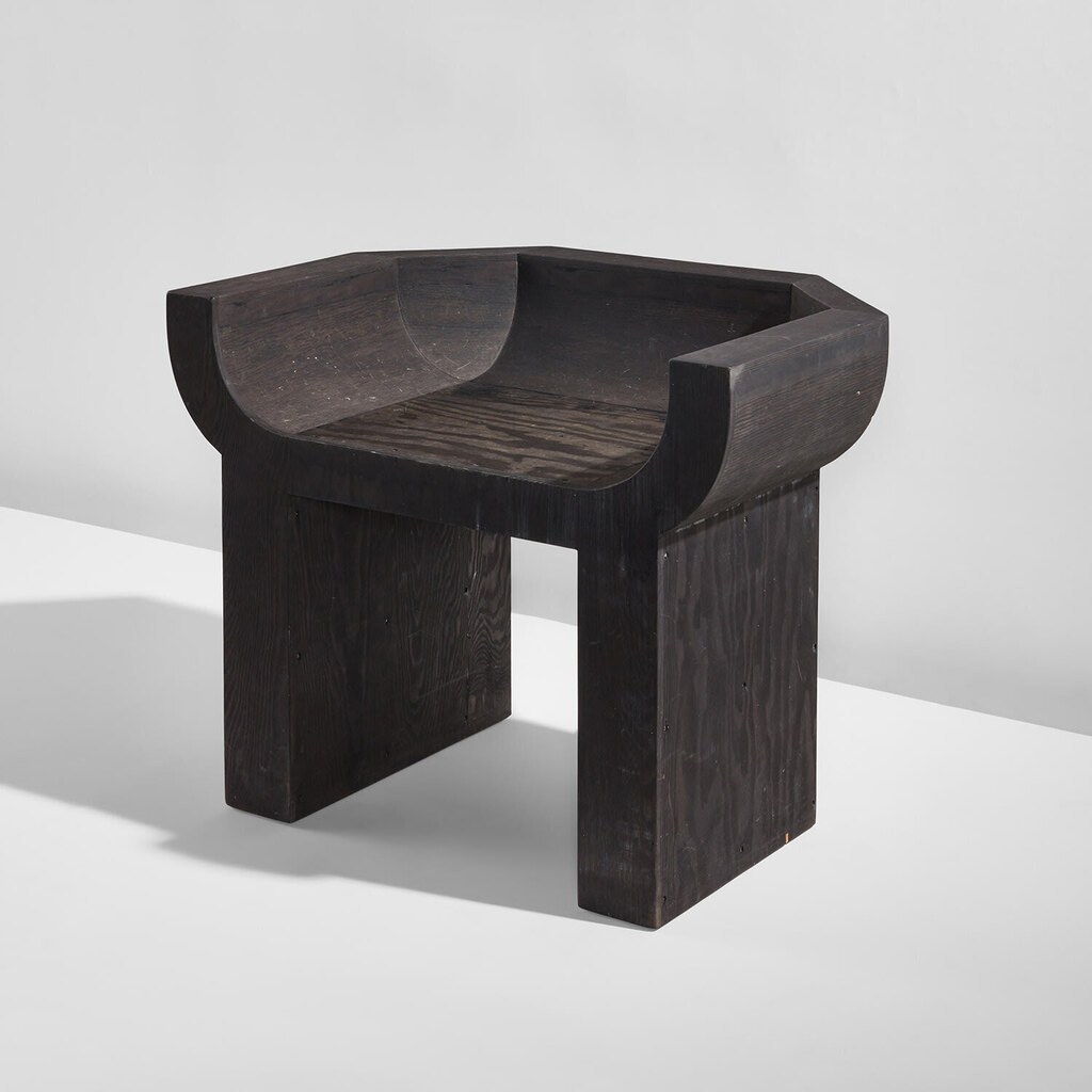 "Curial (Black Plywood)" chair
