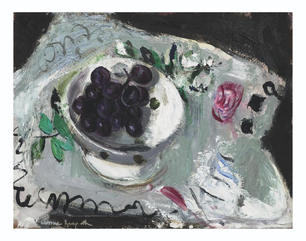 Dish of Grapes