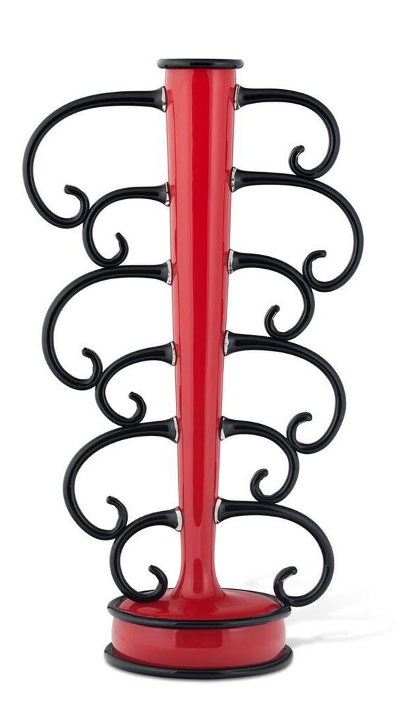 Red Leaf Vase