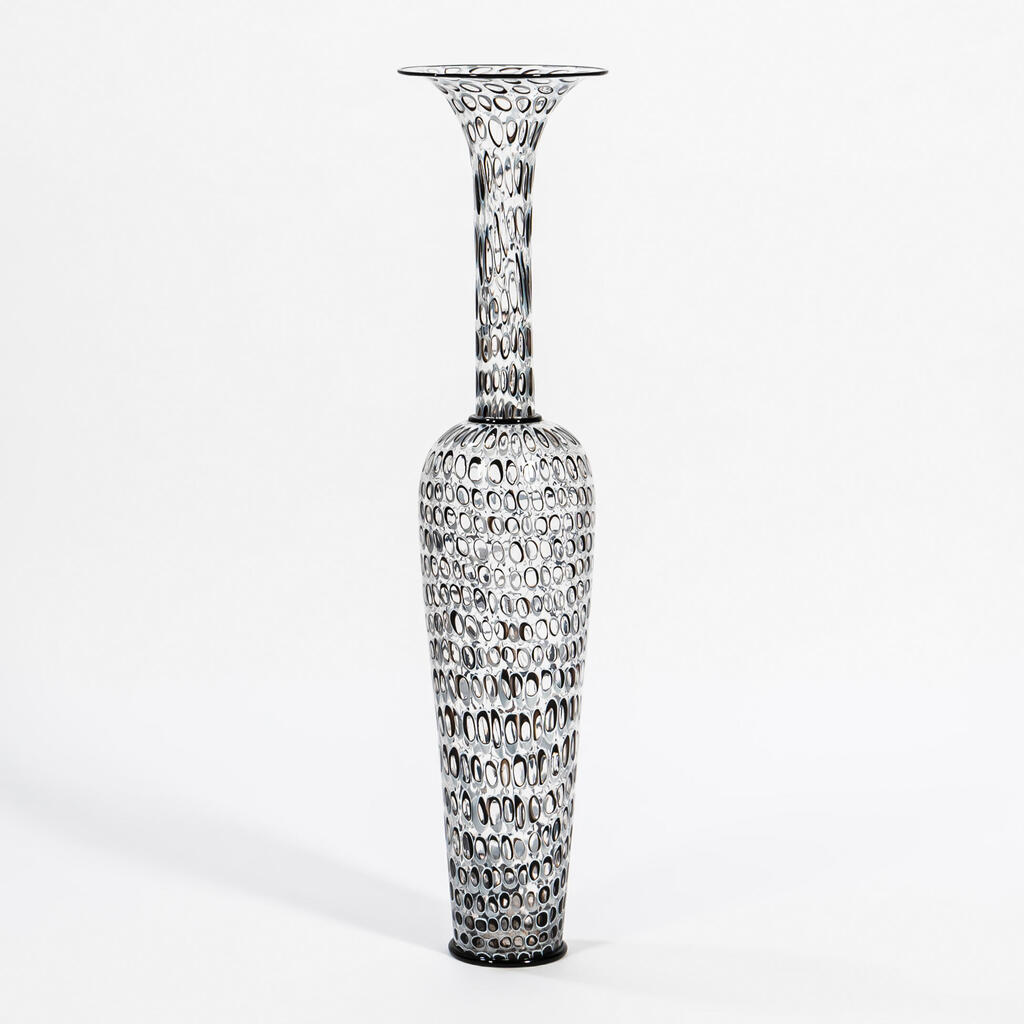 Dante Marioni (b. 1964) "Mosaic Vase" Blown Glass Sculpture