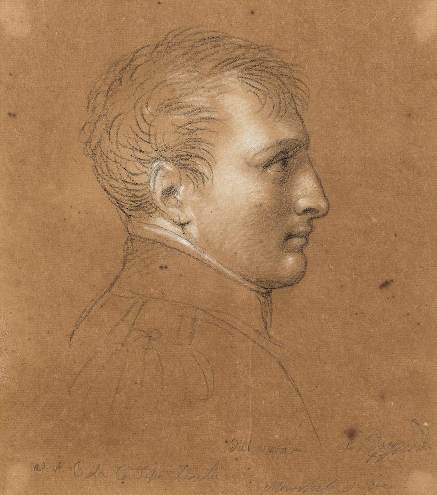 Portrait of Napoleon Bonaparte, bust length, in profile