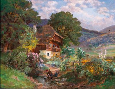 A Rustic Garden in Blossom