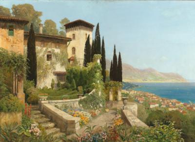 A Southern Landscape (Coast near Sorrento?),