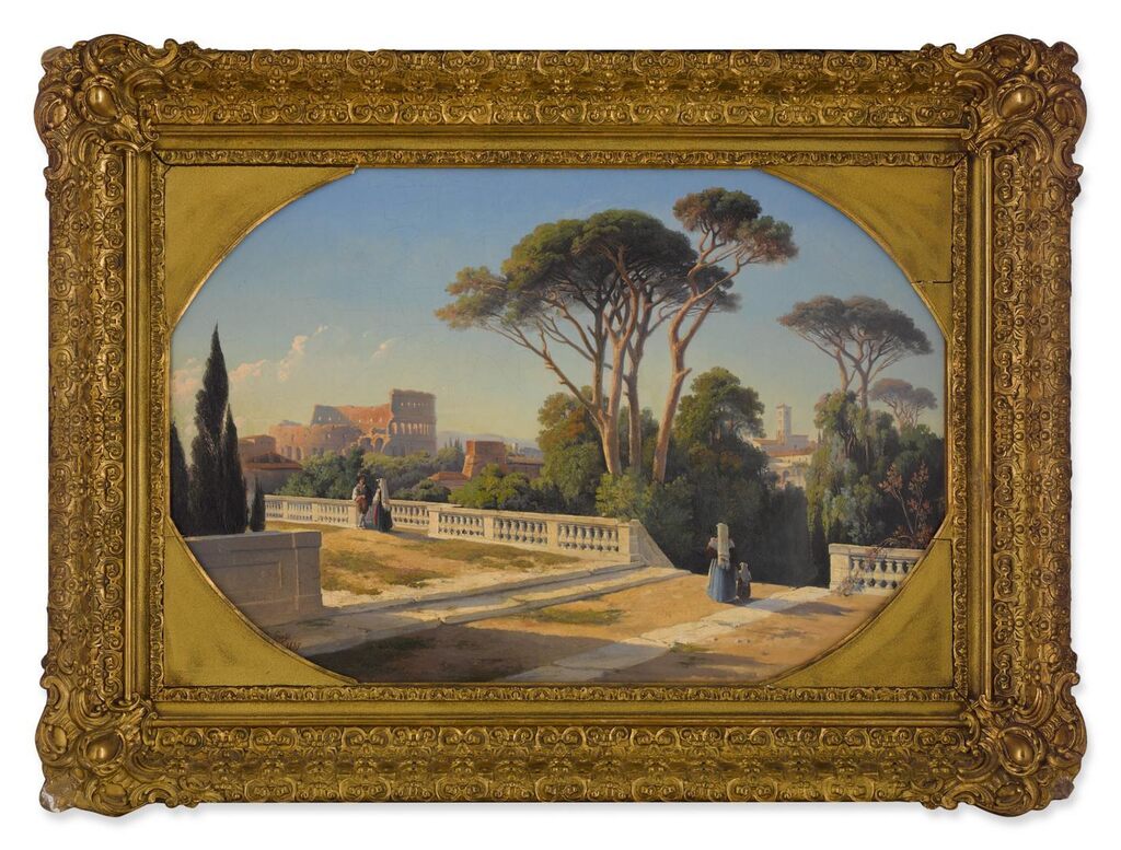 A View of Rome from the Villa Borghese