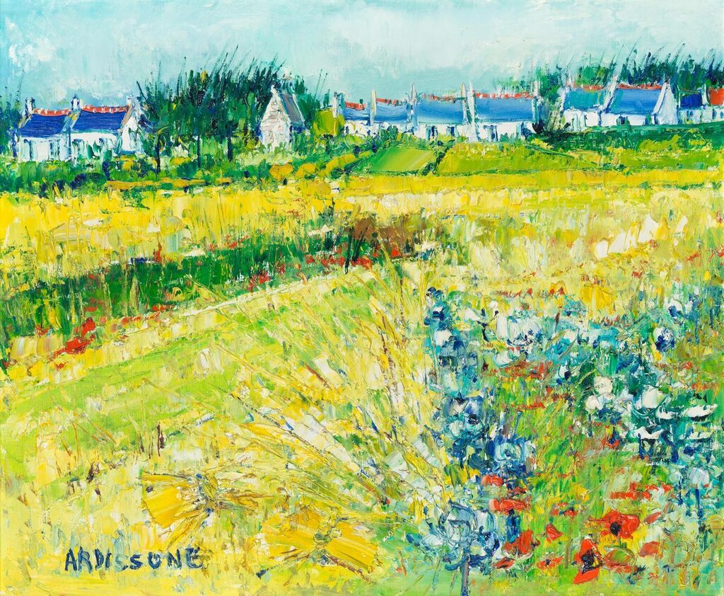 Le jardin derriere les maisons