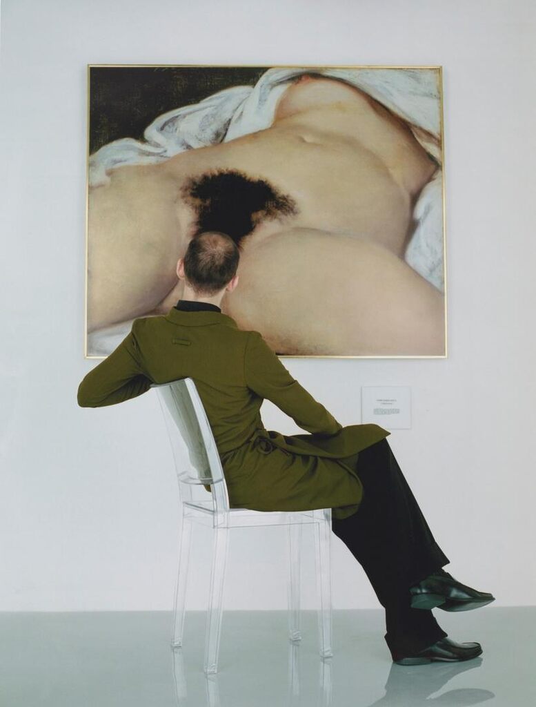 Man Looking at the "Origin of the World"