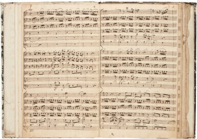J.F. Reichardt. Scribal manuscript of Reichardt's aria "Luci amate", with possibly autograph additions, c.1778