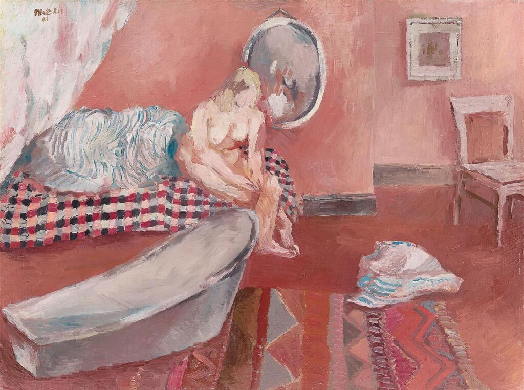 Interior with nude and bathtub