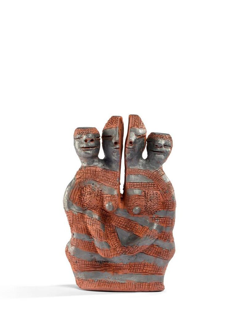 Sculpture (three heads)