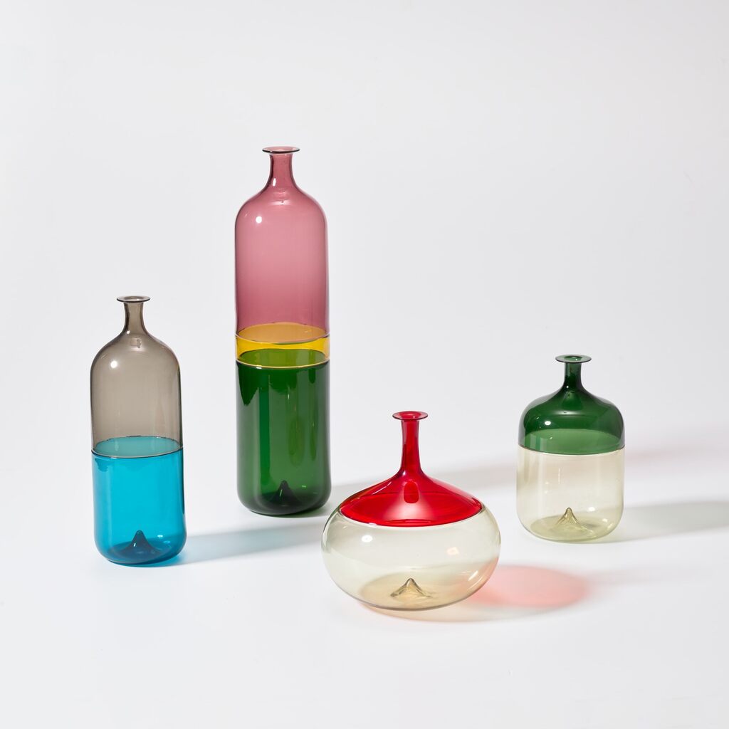 Four vases, from the 'Bolle' series, model nos. 502.1, 503.1, 503.2, 503