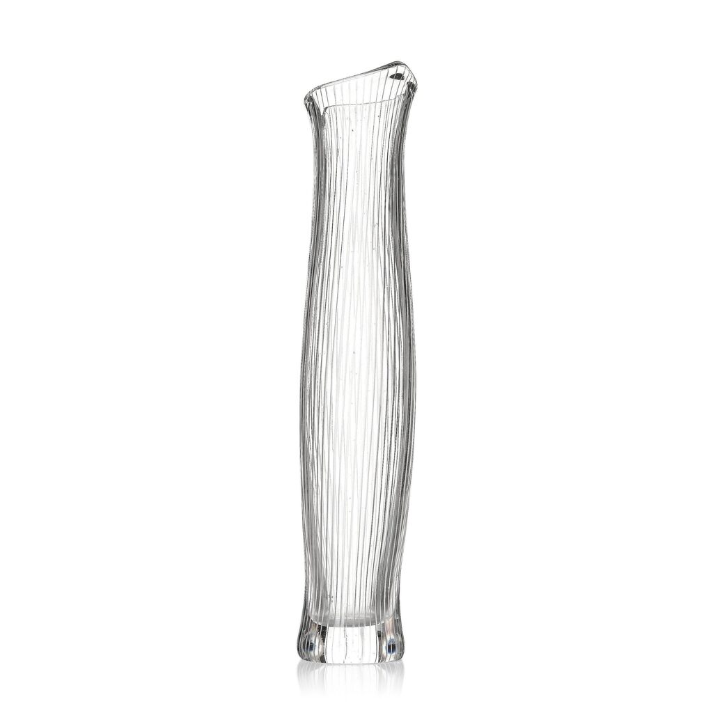 Tapio Wirkkala, A 'Tuonelas flod' glass vase, Iittala, Finland, model 3522