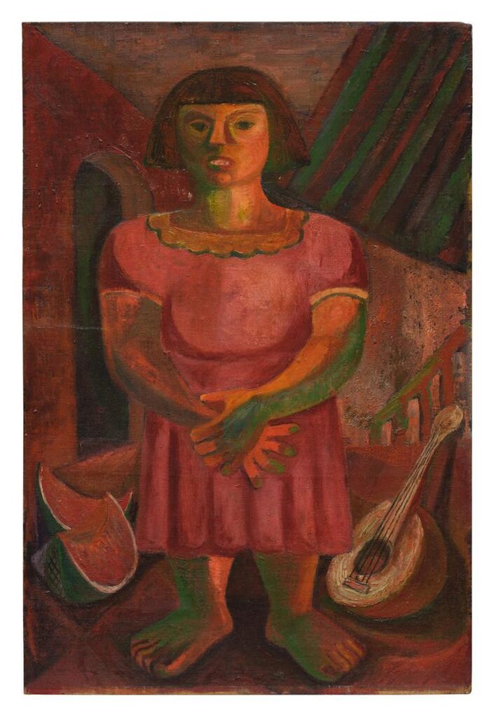 La niña de la morena