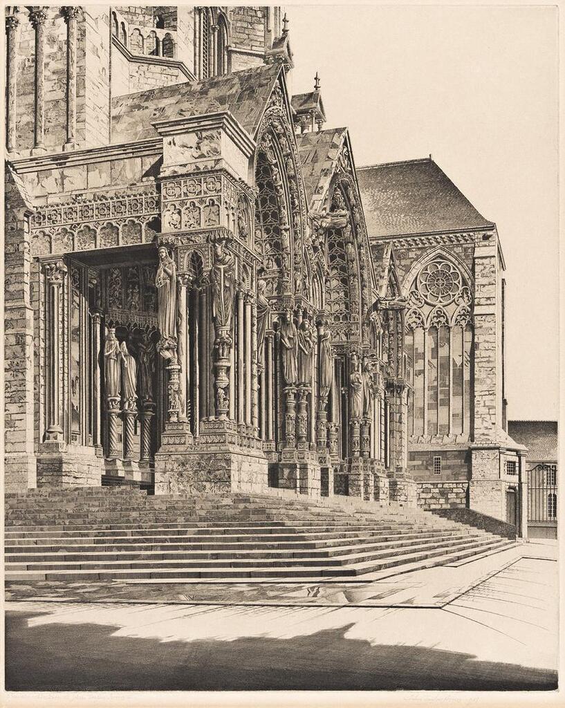 Gothic Glory, Sens Cathedral; In Memoriam (The North Portal of Chartres Cathedral