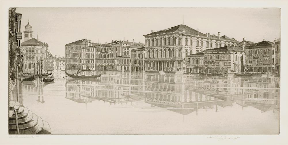 Venetian Mirror (The Grand Canal, Venice), from Italian Series (Fletcher 289)