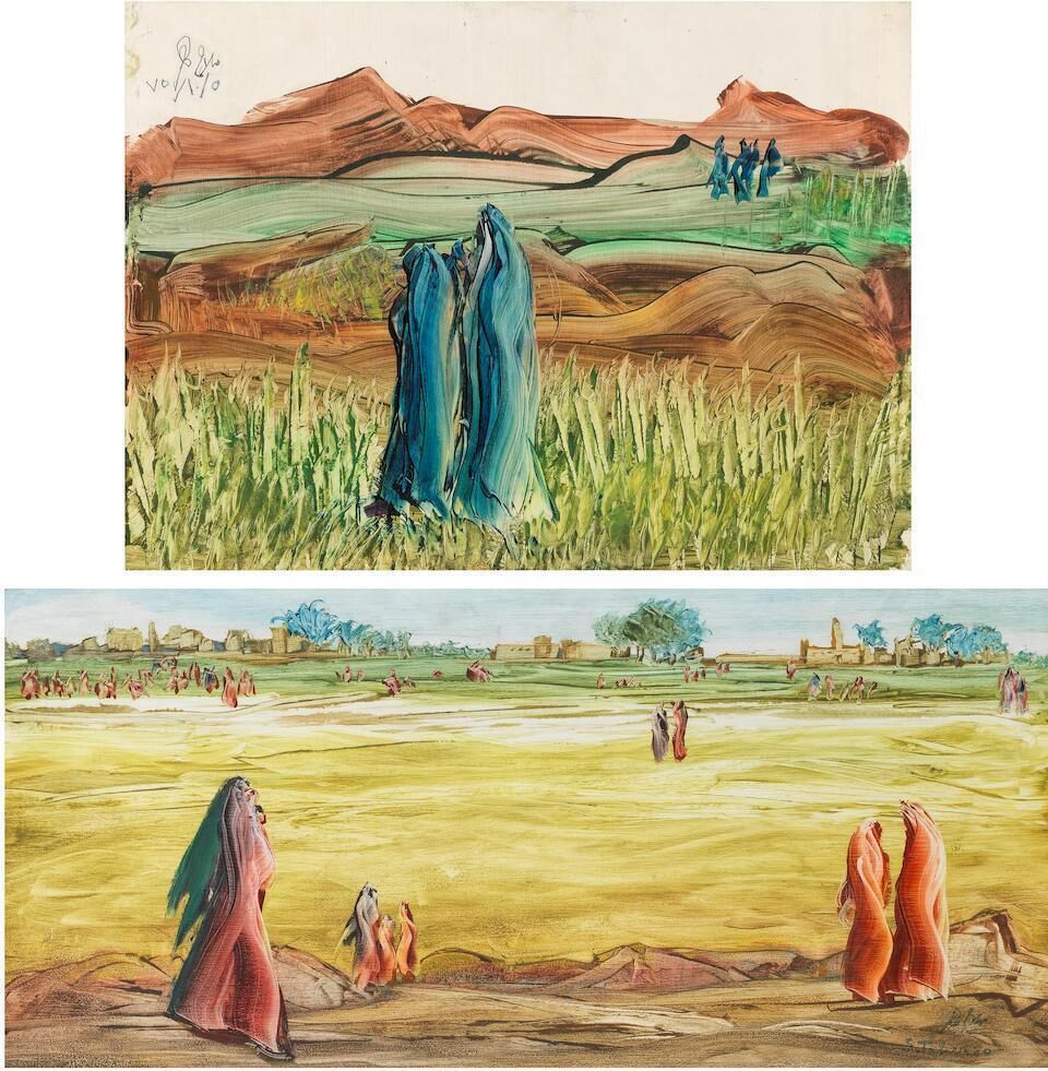 Two Village Scenes