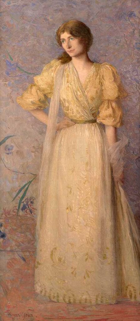Young Girl in a Veiled Dress