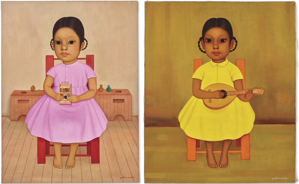 Untitled (Girl in Pink and Girl in Yellow)