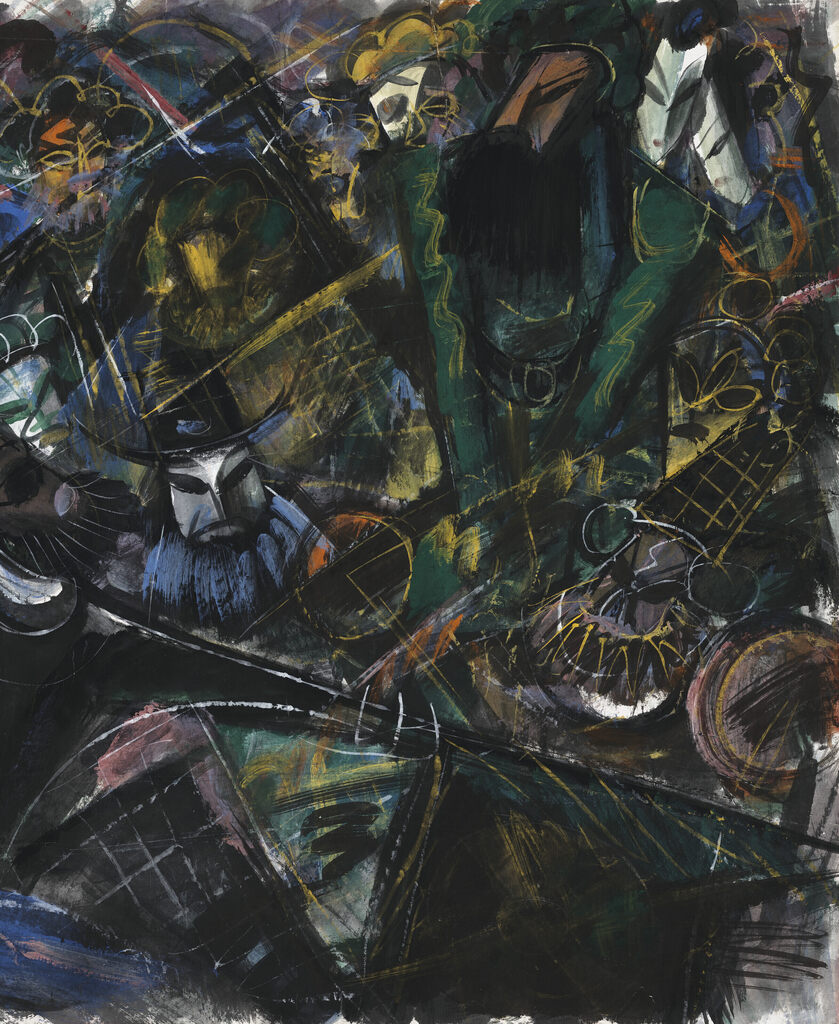 Lin Fengmian 林風眠, Opera Figures - Slain Six Generals and Breached Five Passes